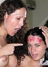 Nikki Montero getting sucked and fucking this hot tranny Fernanda Barros
